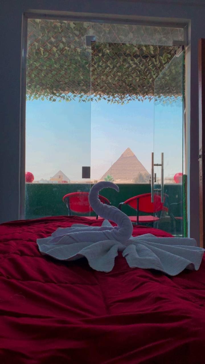 Magic Golden Pyramids View Hotell Kafret el-Gabal Exteriör bild