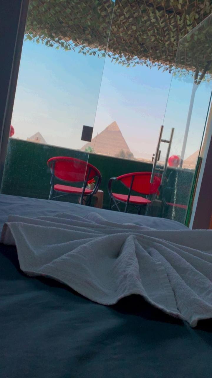 Magic Golden Pyramids View Hotell Kafret el-Gabal Exteriör bild